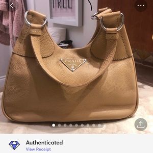 Prada Small Leather Shoulder Bag